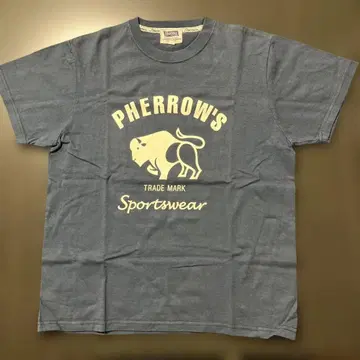 Pherrow's 블루 그레이 T셔츠 MD38