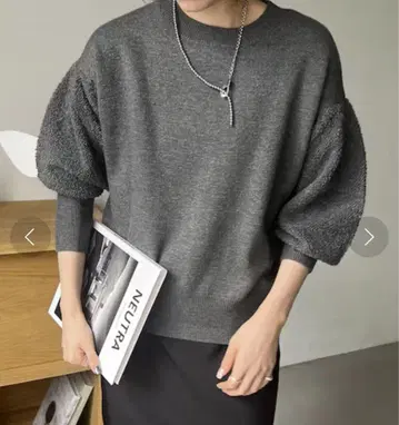 CAPRICIEUX LEMAGE 팝콘 퍼프 니트 퍼프 슬리브