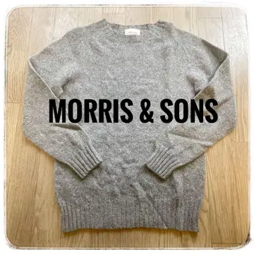 모리스앤선즈 MORRIS & SONS 모 100% 울 니트 새상품급