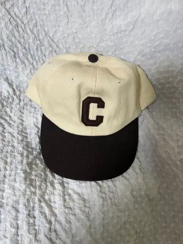 아이보리와 브라운 C 캡
