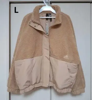 새상품 adidas 보아 자켓 베이지 쉘파 자켓 아우터 L