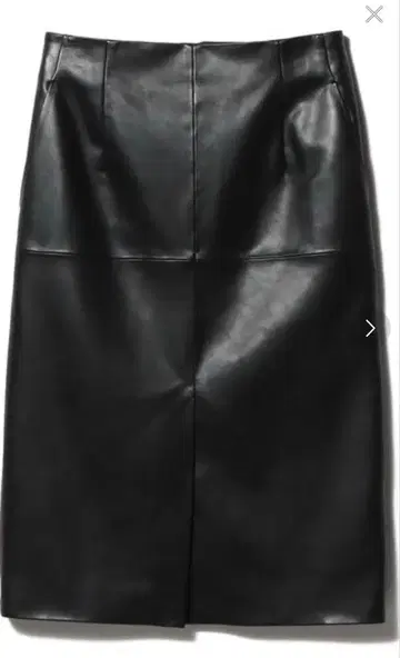 에스트네이션 프론트 슬릿 타이트 스커트 비건 가죽