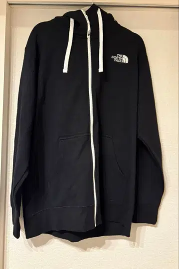 THE NORTH FACE 블랙 풀 집업 후드티 XL