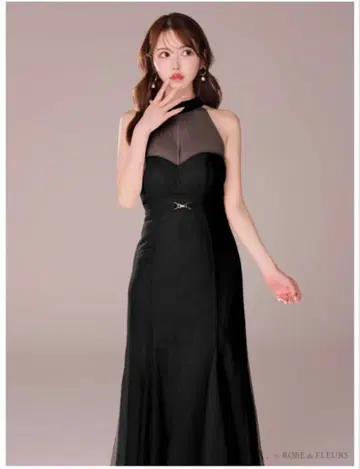 로브 드 플뢰르 롱 드레스 L