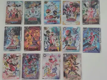 이타쟈가 슈퍼 전대 50주년 기념 카드 컬렉션 15장 세트