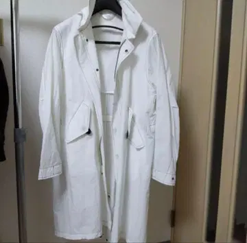 soe shirts 나일론 코트 패티그 코트 피쉬 테일 화이트