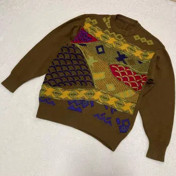 JAPAN 빈티지 니트 울 100% 스웨터 일본제 사이즈 L 상당