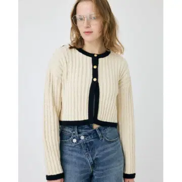 MOUSSY (마우지) BI COLOR 니트 가디건