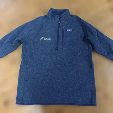 patagonia 네이비 집업 하프넥 안감 플리스
