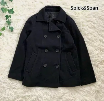 Spick&Span 코트 숏 기장 38 블랙