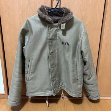 U.S.N. 퍼 포함 밀리터리 자켓