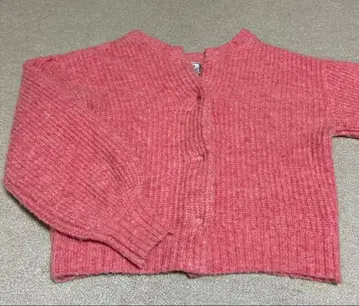 부기우기 boogie 니트 가디건 2way 핑크 스냅 버튼