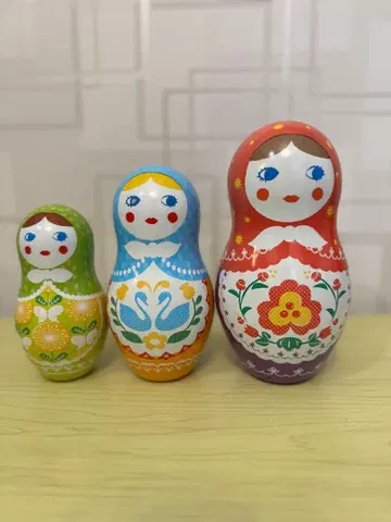 Mary's 빈 캔 마트료시카 3개 세트