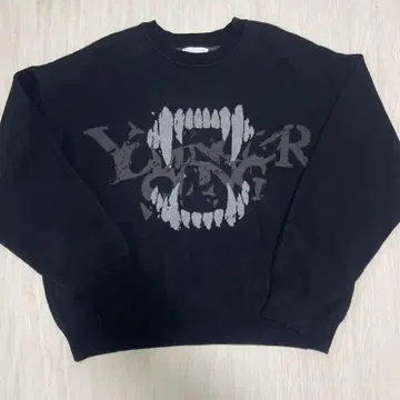 Younger song 니트 블랙 오버 사이즈