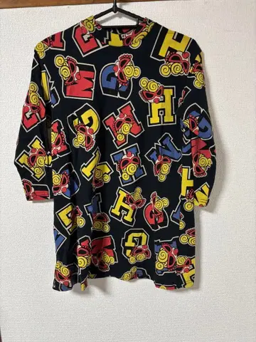 컬러풀 알파벳 7부 소매 T셔츠 히스테릭 미니