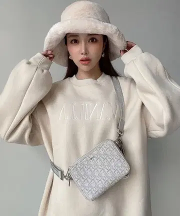 EIMY ISTOIRE 프론트 로고 미니 원피스