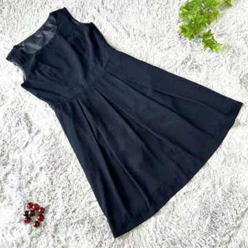 [타키히요] (9AR) 슬리브리스 원피스 네이비