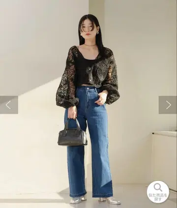 Kastane 하이웨스트 스트레이트 데님 (작은 키 사이즈 있음)