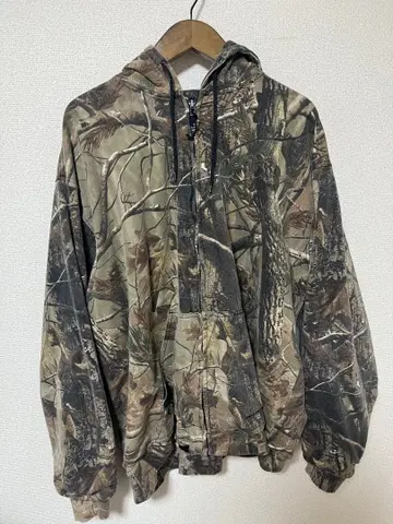 BERNE 리얼트리 XL 집업 후드티