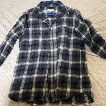 긴팔 체크 셔츠 4개 세트