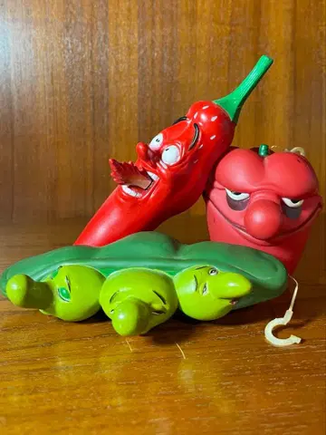 1990년 야채 인형 3개 머드 호러볼 어택 오브 더 킬러 토마토