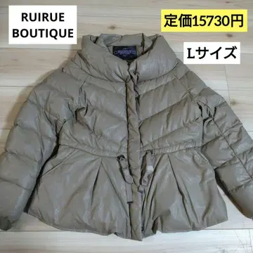 RUIRUE BOUTIQUE 다운 숄카라 다운 자켓