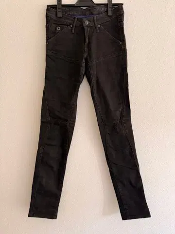 지스타 블랙 스키니 팬츠