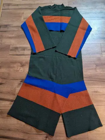 UN3D. 3WAY 레이어드 니트 원피스 셋업 36 사이즈