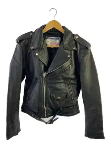 가죽 더블 라이더 자켓 블랙 M 사이즈