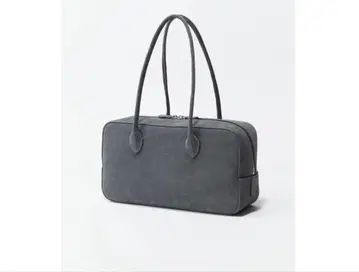 메종 카나우 박스 보스턴 백 스웨이드 스모크 사토 카나코 별주 새상품