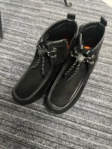 블랙 워크 부츠 S