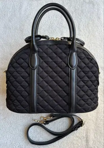 POTIOR 블랙 퀼팅 숄더백