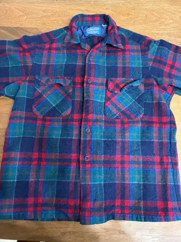 PENDLETON 플란넬 셔츠 L 사이즈 체크 무늬