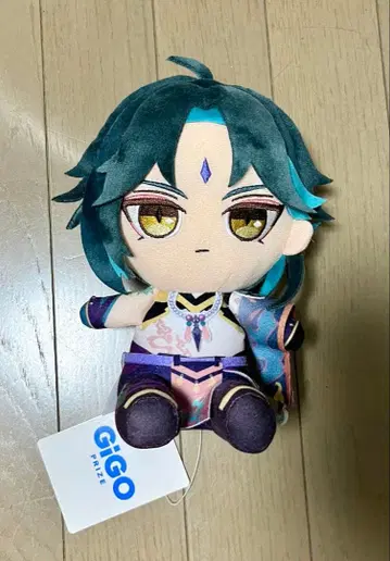 원신 앉아 봉제 인형 소