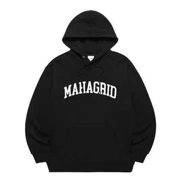 mahagrid 블랙 후드티