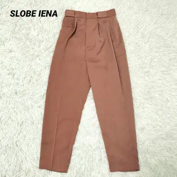 SLOBE IENA 슬로브 이에나 팬츠 36 핑크 턱 익명 배송