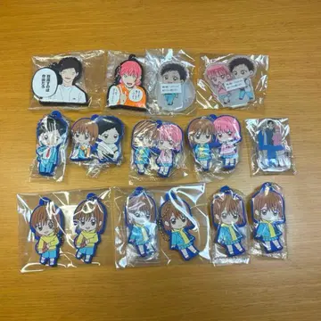 푸른상자 러버참 키링 미니 아크릴 스탠드 치나츠 히나 다이키