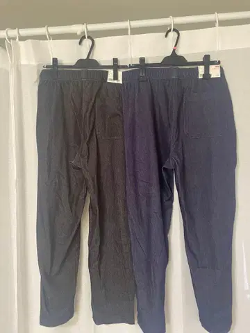 유니클로 저지 릴랙스 앵클 팬츠 2개 묶음 판매