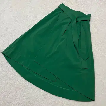 BRAHMIN 리본 포함 그린 플리츠 스커트 브라민 그린 무난