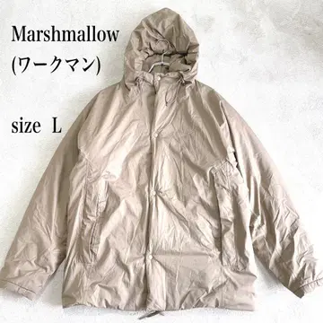 Marshmallow 워크맨 후드티 포함 점퍼 남성용 L 사이즈