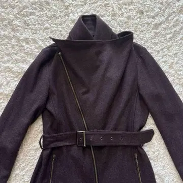 인기 디자인 레어 색상 토네이도 마트 드레이프 코트 울 트윌