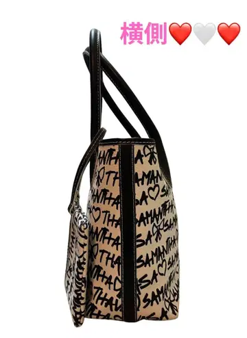 SAMANTHA THAVASA 로고 토트백