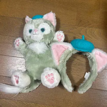 디즈니씨 젤라토니 봉제 인형 핸드 퍼펫 머리띠