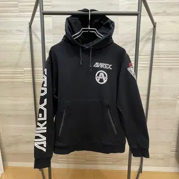 AVIREX [ 아비렉스 ] 풀오버 후드티 자수 [ size F ]