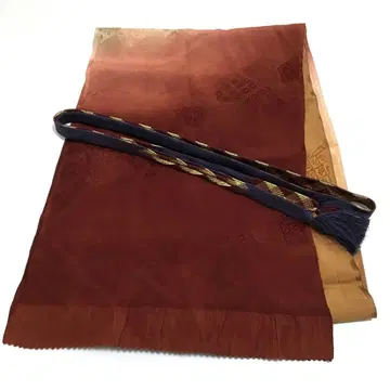 a860 순수 실크 오비 장식 천 허리띠 세트 기모노