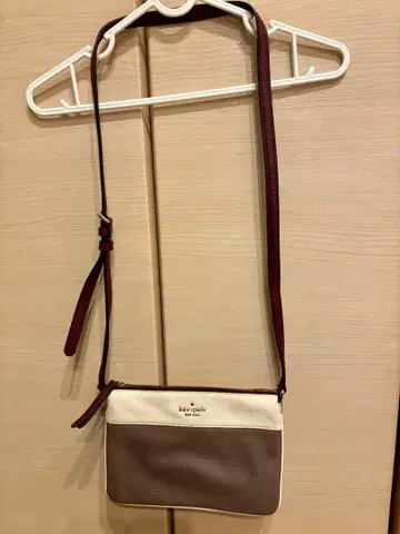 kate spade 숄더백 브라운/화이트