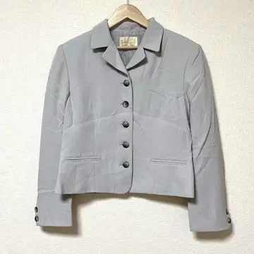 새상품급 Lucile (XL) 테일러드 자켓 옅은 그레이 어깨 패드