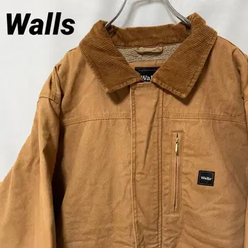 N-5932 Walls 미국 빈티지 의류 덕 커버올 보아 안감 카멜 XL