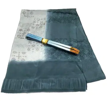 a863 순수 실크 오비 장식 천 허리띠 세트 기모노