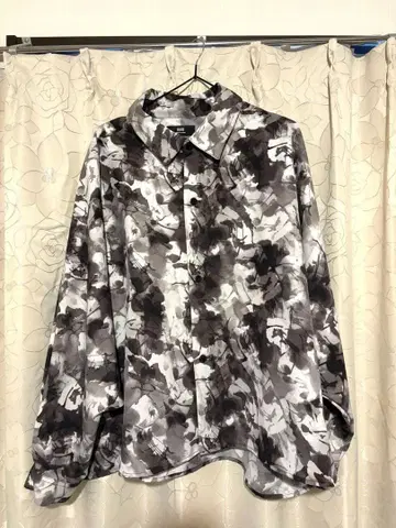 HARE BIG 플라워 돌먼 셔츠